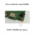Power Switch Button for Autel MaxiCheck MX808 MX808TS